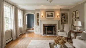 modern colonial interior design