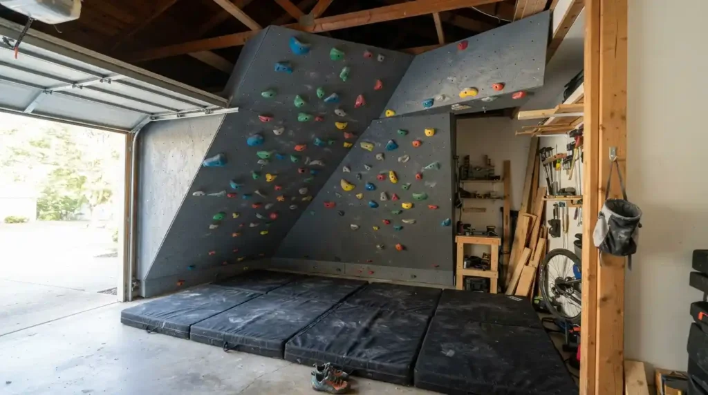 how to build a home climbing wall diy plans