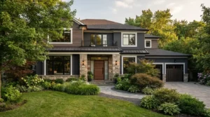 dark house exterior