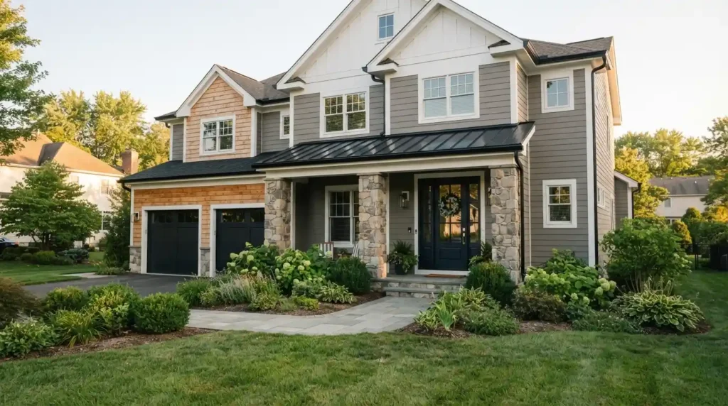 gray house exterior