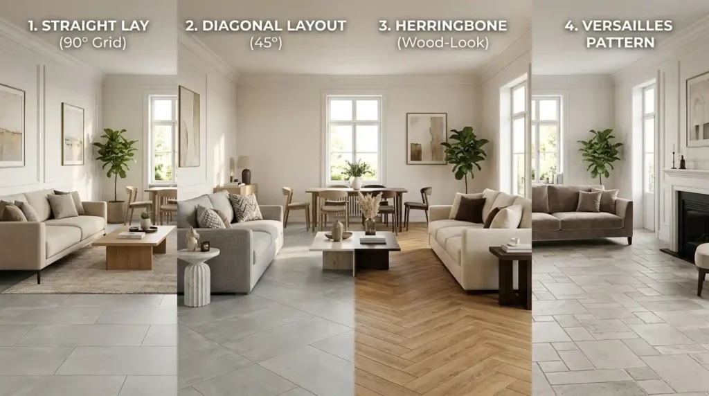 Floor Tiles for Living Room