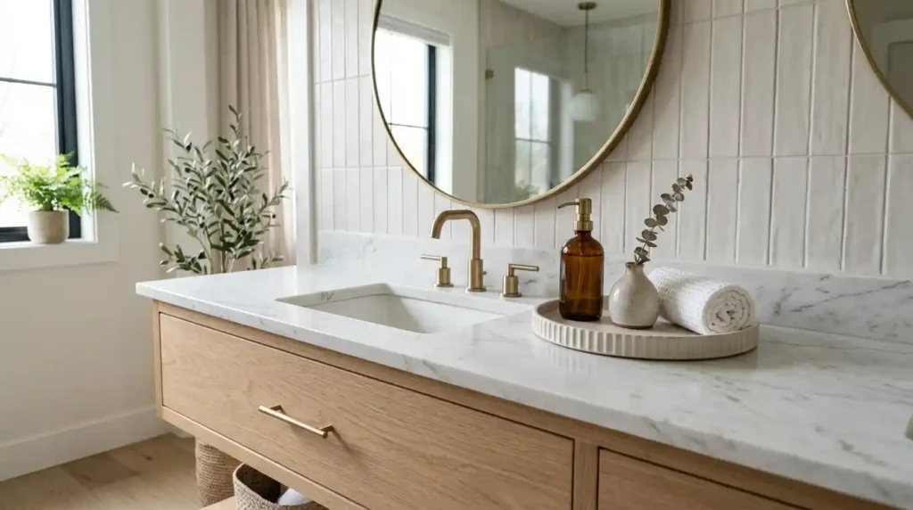 bathroom sink decor