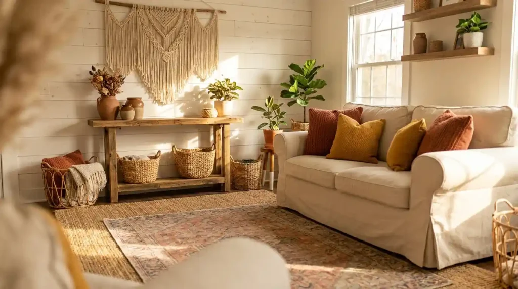 boho farmhouse decor